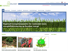 Tablet Screenshot of energirad-innlandet.no